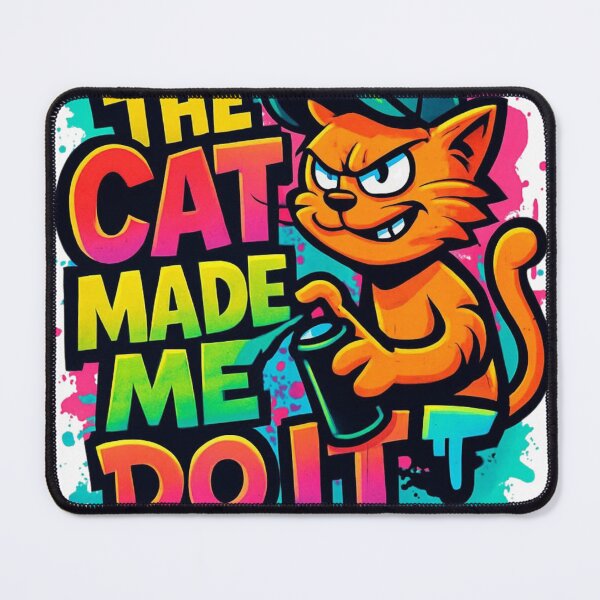 Item preview,  Funny Bad Cat Graffiti Street Art designed and sold by mimouna00.