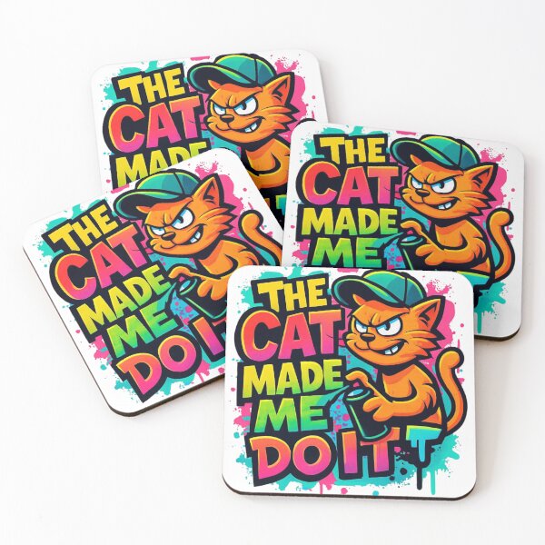 Item preview,  Funny Bad Cat Graffiti Street Art designed and sold by mimouna00.