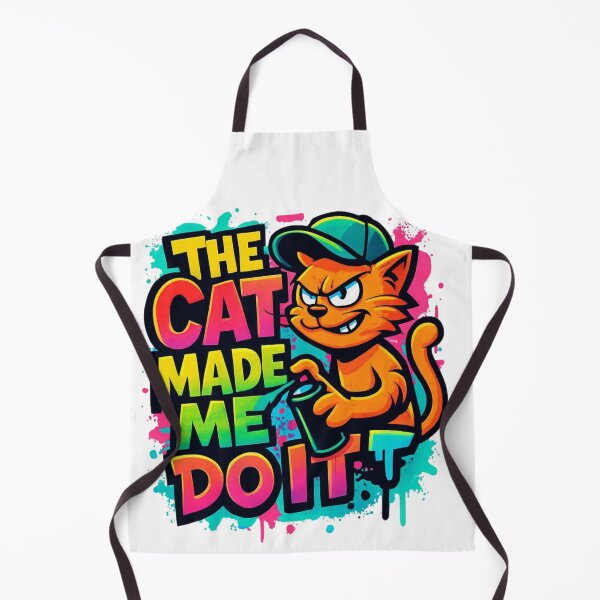 Item preview, Funny Bad Cat Graffiti Street Art designed and sold by mimouna00.