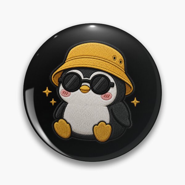 Item preview, Cool Penguin Embroidery Patch Cute Kawaii designed and sold by ColorSplash123.