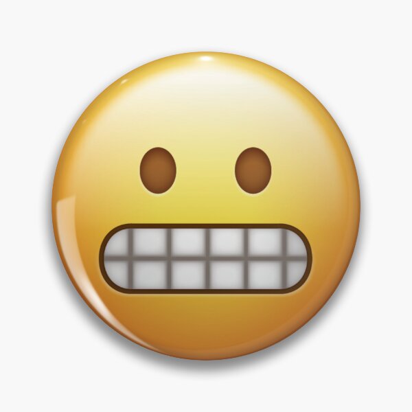 Item preview, That Awkward Moment Grimacing Face Emoji designed and sold by Tom-Riley.