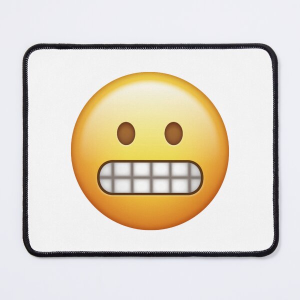 Item preview, That Awkward Moment Grimacing Face Emoji designed and sold by Tom-Riley.