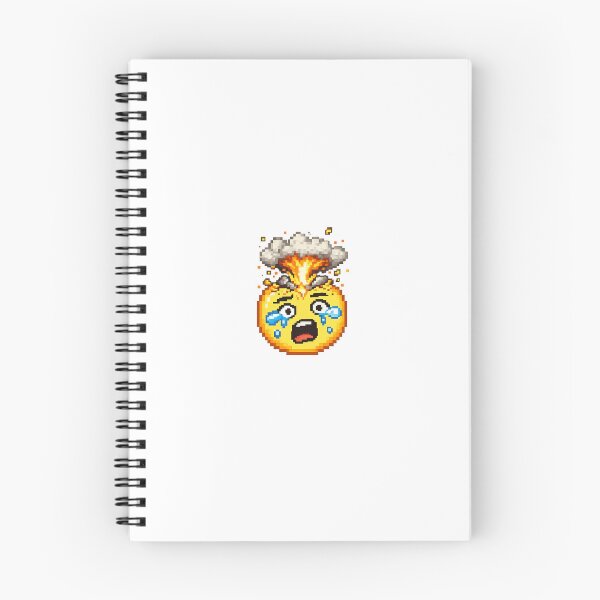 Item preview, Mind Blown Pixel Emoji – Retro 8 Bit Shock Reaction Sticker designed and sold by ANiyati.