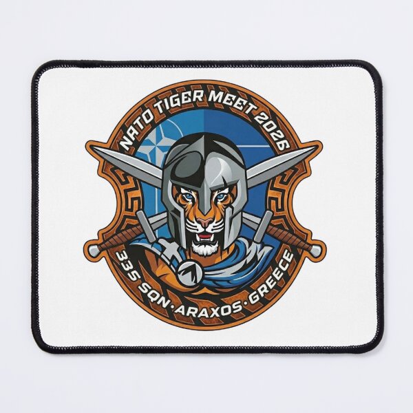 Item preview, Official Commemorative Patch for NATO Tiger Meet 2026 at Araxos Air Base, Greece designed and sold by CharlieDesings.