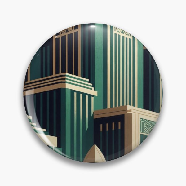 Item preview, Art Deco Building designed and sold by CharmingFlowers.
