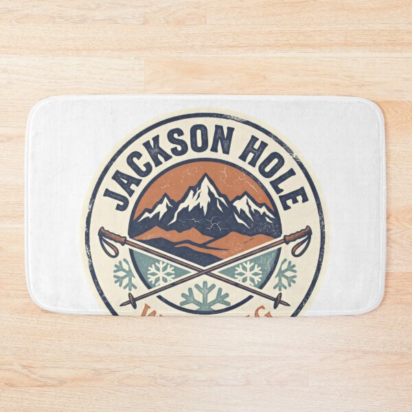 Item preview, Jackson Hole Wyoming Ski Snowboard Mountain Travel designed and sold by Simsimah26Parks.