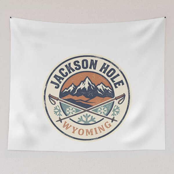 Item preview, Jackson Hole Wyoming Ski Snowboard Mountain Travel designed and sold by Simsimah26Parks.