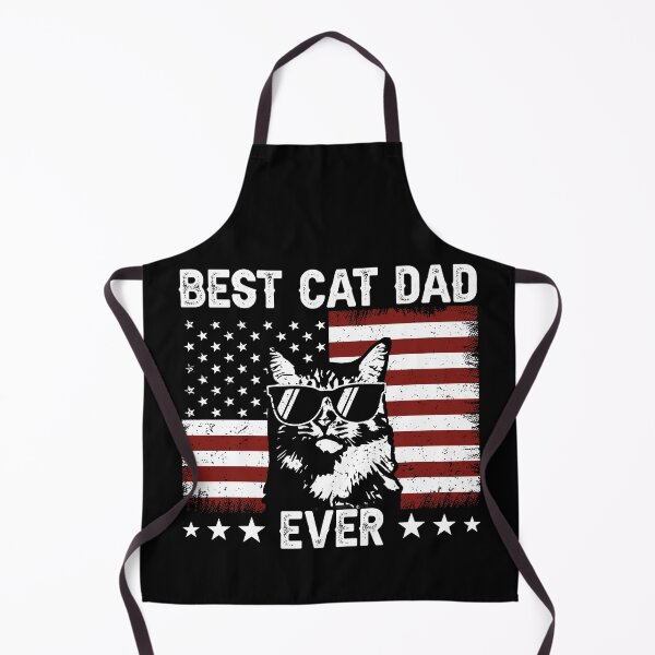 Item preview, Best Cat Dad Ever American Flag Patriotic Feline Father Men designed and sold by 76Valeria.