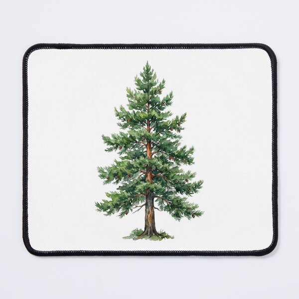 Item preview, Evergreen Tree Watercolor Painting  designed and sold by SOUFIANE1991.