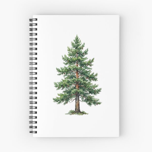 Item preview, Evergreen Tree Watercolor Painting  designed and sold by SOUFIANE1991.