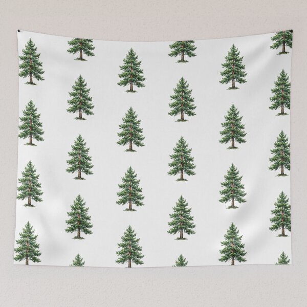 Item preview, Evergreen Tree Watercolor Painting  designed and sold by SOUFIANE1991.