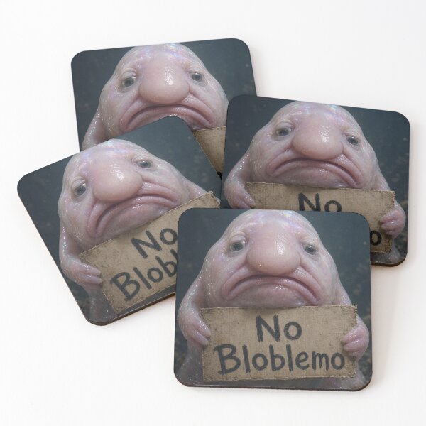 Item preview, No Bloblemo — Melancholic Blobfish Portrait designed and sold by Jandedan.