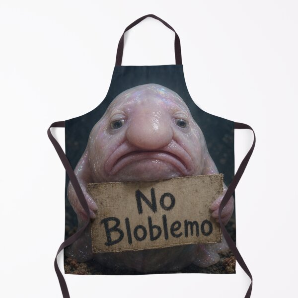 Item preview, No Bloblemo — Melancholic Blobfish Portrait designed and sold by Jandedan.