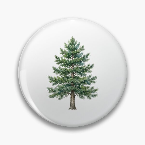 Item preview, Evergreen Tree Watercolor Painting  designed and sold by SOUFIANE1991.