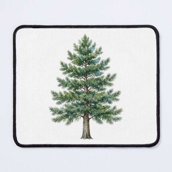 Item preview, Evergreen Tree Watercolor Painting  designed and sold by SOUFIANE1991.