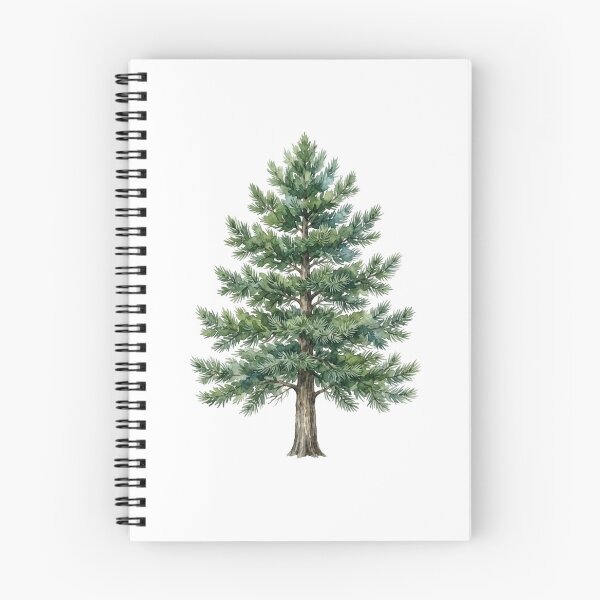 Item preview, Evergreen Tree Watercolor Painting  designed and sold by SOUFIANE1991.