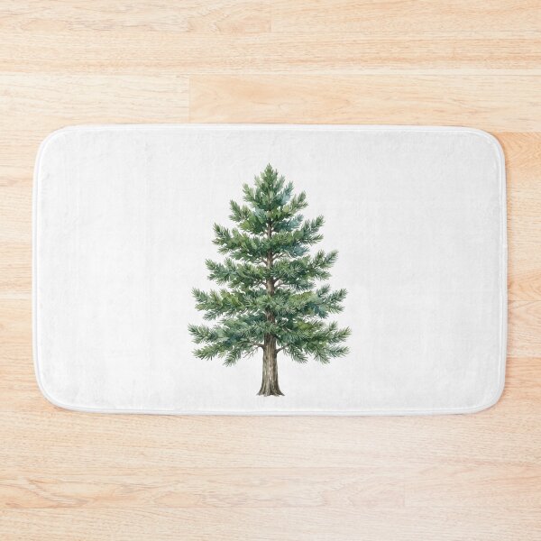 Item preview, Evergreen Tree Watercolor Painting  designed and sold by SOUFIANE1991.