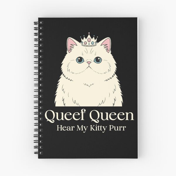 Item preview, Queef Queen Hear My Kitty Purr Adult Humor Funny Cat designed and sold by AgataMRCH.