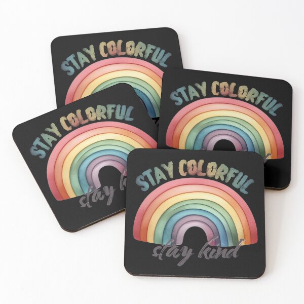 Item preview, Stay Colorfull Stay Kind Rainbow Connection  designed and sold by AgataMRCH.