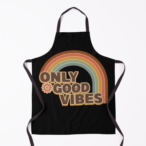 Item preview, Only Good Vibes Retro Vintage Rainbow Stripe designed and sold by AgataMRCH.