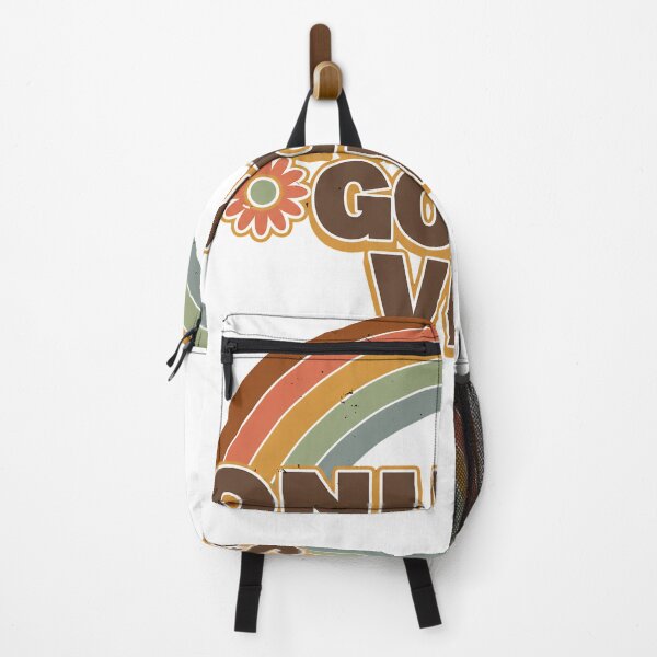 Item preview, Only Good Vibes Retro Vintage Rainbow Stripe designed and sold by AgataMRCH.