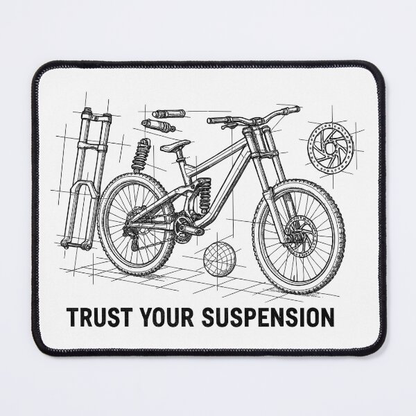 Item preview, Trust Your Suspension - DH Bike Exploded View designed and sold by Pineapple-Tree.