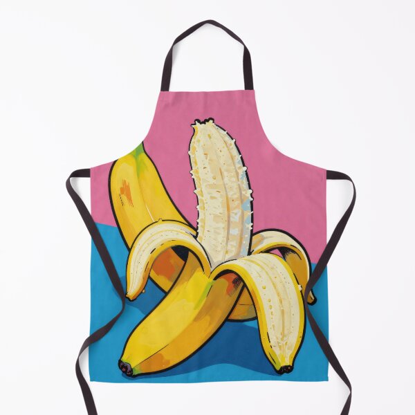 Item preview, Pop Art Bananas Bold Yellow Pink Blue Fruit Print designed and sold by Fariks.
