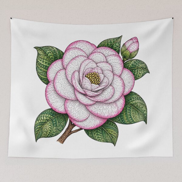 Item preview, Pink Camellia designed and sold by PaintedbyCarol.