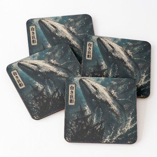 Item preview, 深海の神 — Moby Dick Vintage Japanese Ink designed and sold by Timelyrelic.