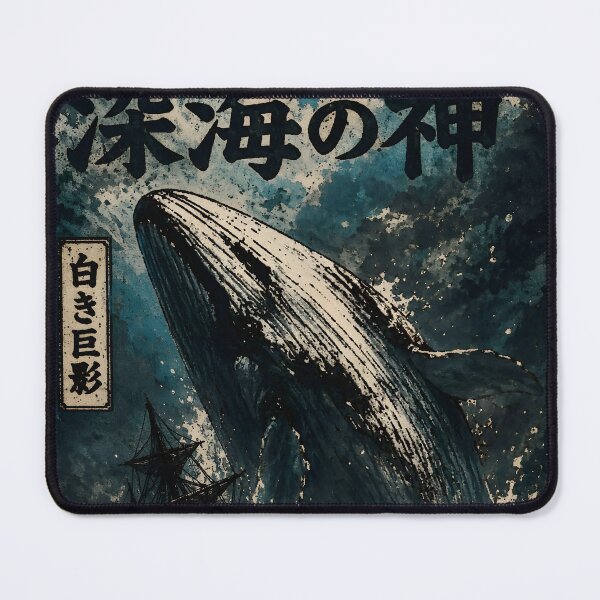 Item preview, 深海の神 — Moby Dick Vintage Japanese Ink designed and sold by Timelyrelic.