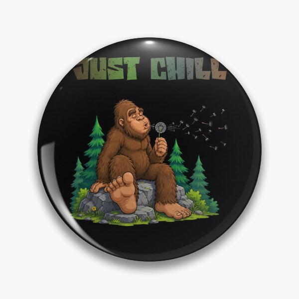 Item preview, Bigfoot Blowing Dandelion Just Chill designed and sold by AgataMRCH.