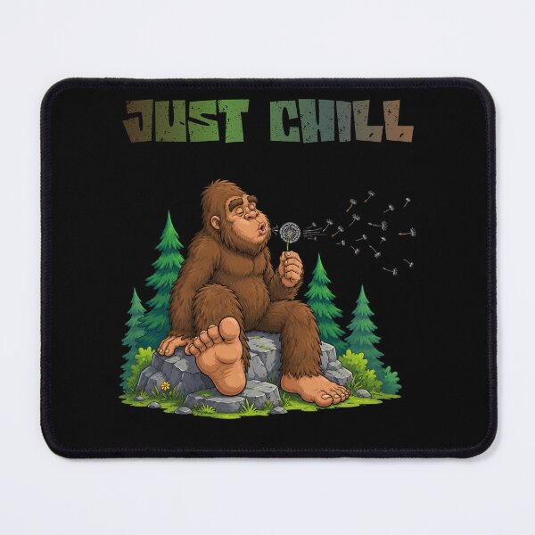 Item preview, Bigfoot Blowing Dandelion Just Chill designed and sold by AgataMRCH.