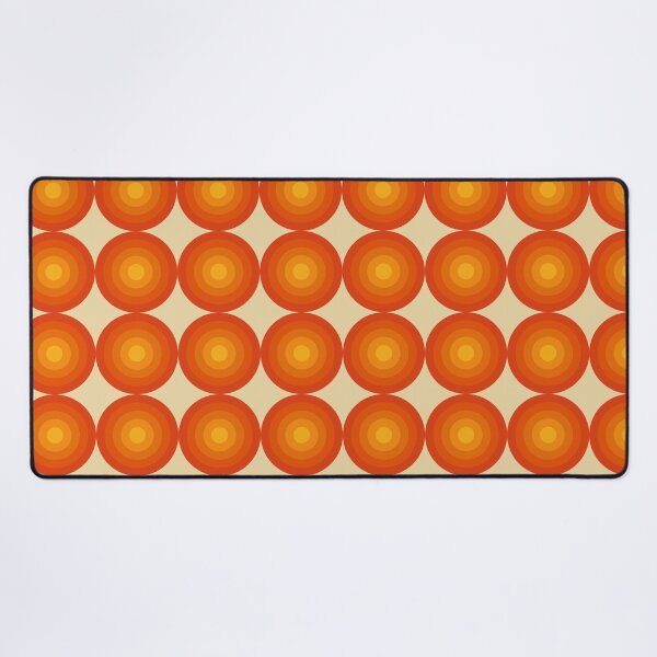 Item preview, Retro 70s Concentric Circles Sunburst Pattern designed and sold by Far Out Goods.