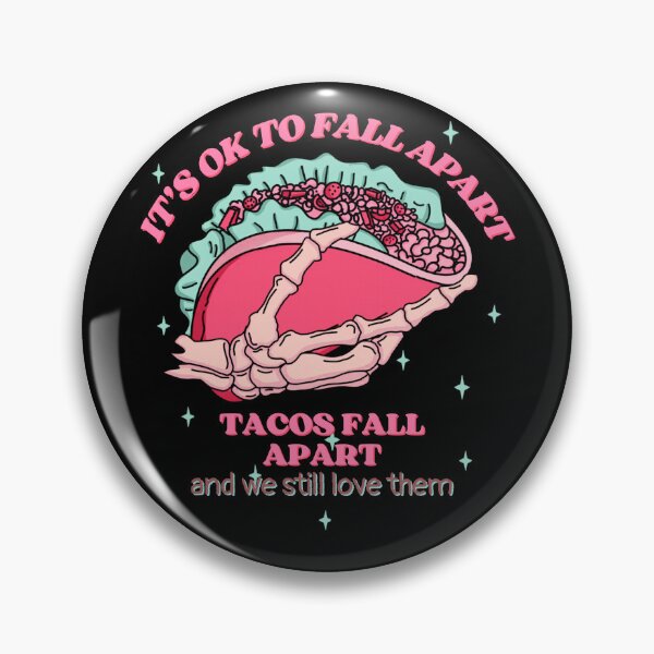 Artikelvorschau, Es ist okay, zusammenzubrechen (Taco Mental Health Anxiety). entworfen und verkauft von AgataMRCH.