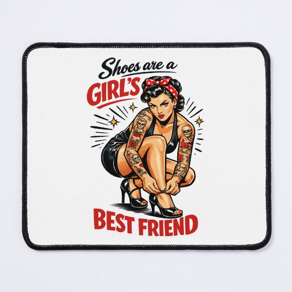 Item preview, Old School Pin-Up: Shoes are a Girl’s Best Friend designed and sold by Pineapple-Tree.
