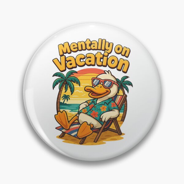 Item preview, Summer Beach Vacation - Funny Duck - Tropical - Retro designed and sold by Noble-Piece.