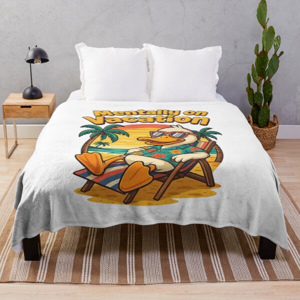 Item preview, Summer Beach Vacation - Funny Duck - Tropical - Retro designed and sold by Noble-Piece.