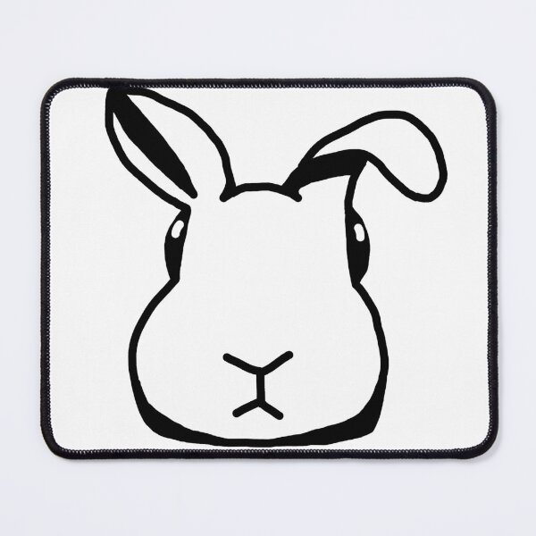Item preview, Cute bunny face designed and sold by luna-moon-emoji.