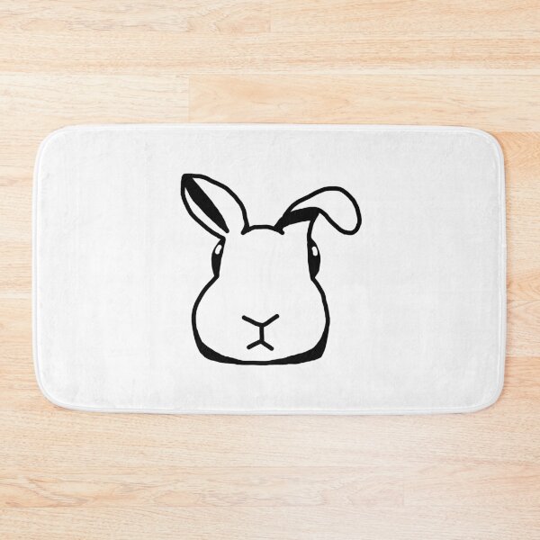 Item preview, Cute bunny face designed and sold by luna-moon-emoji.