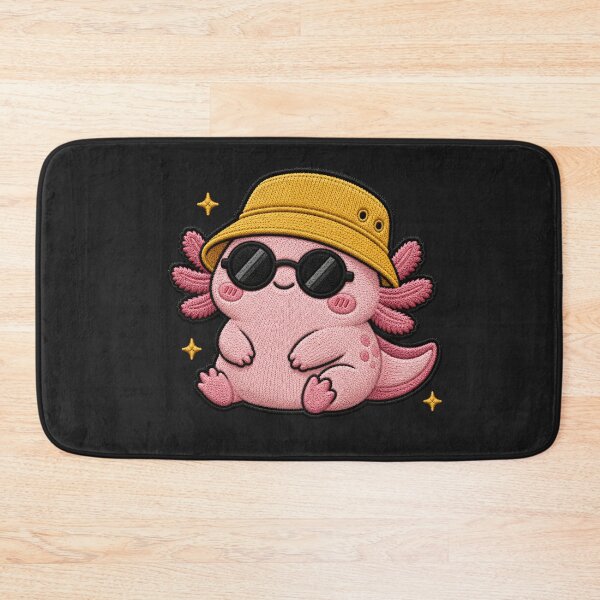 Item preview, Axolotl Embroidery Patch Cute Kawaii designed and sold by ColorSplash123.