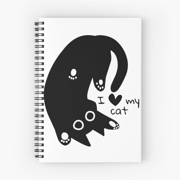 Item preview, I love my cat Cute Paws Black Cat Aestethic designed and sold by AgataMRCH.