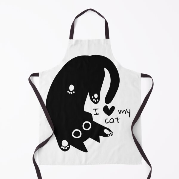 Item preview, I love my cat Cute Paws Black Cat Aestethic designed and sold by AgataMRCH.