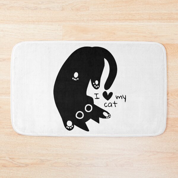 Item preview, I love my cat Cute Paws Black Cat Aestethic designed and sold by AgataMRCH.