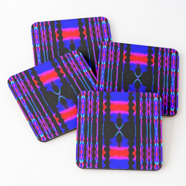 Item preview, Abstract Pattern "A colorful curtain" designed and sold by Gluecknika.