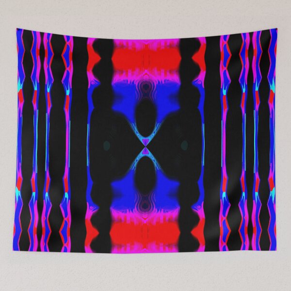 Item preview, Abstract Pattern "A colorful curtain" designed and sold by Gluecknika.
