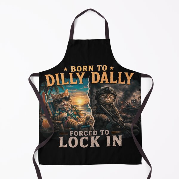 Item preview, Born to Dilly Dally Forced to Lock In designed and sold by Majerdesign.