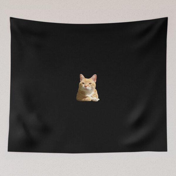 Item preview, Tiny Orange Cat Minimalist Aesthetic Design designed and sold by MB-CatPrints.