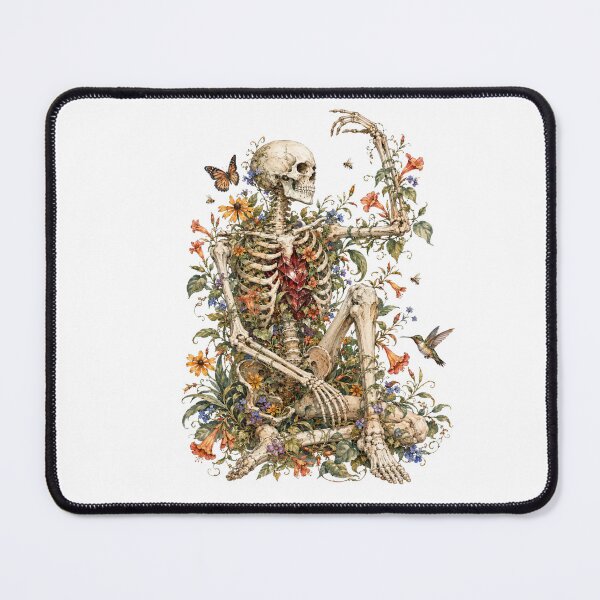 Item preview, Skeleton with Flowers and Gems designed and sold by Tropical art.