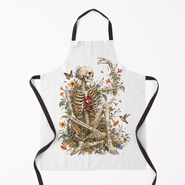 Item preview, Skeleton with Flowers and Gems designed and sold by Tropical art.