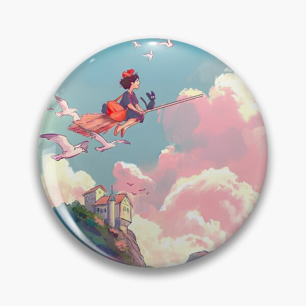 Item preview,  Cute kawaii art girl [[kiki's]] traveling-%[ghiblis]%- world aways  designed and sold by huaishen89.